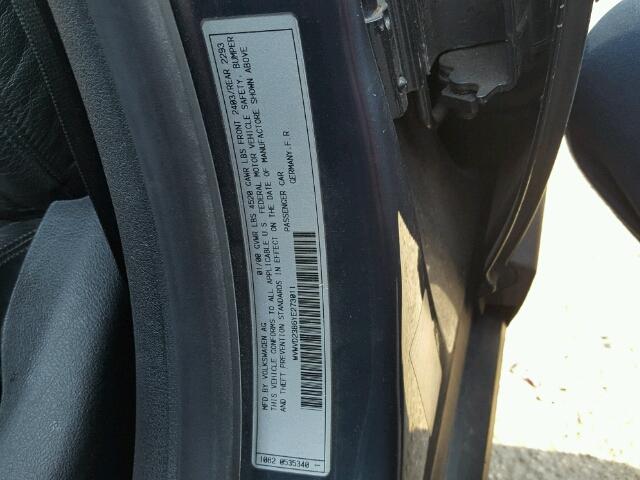 WVWVD23B6YE273011 - 2000 VOLKSWAGEN PASSAT GLX 蓝色 照片 10