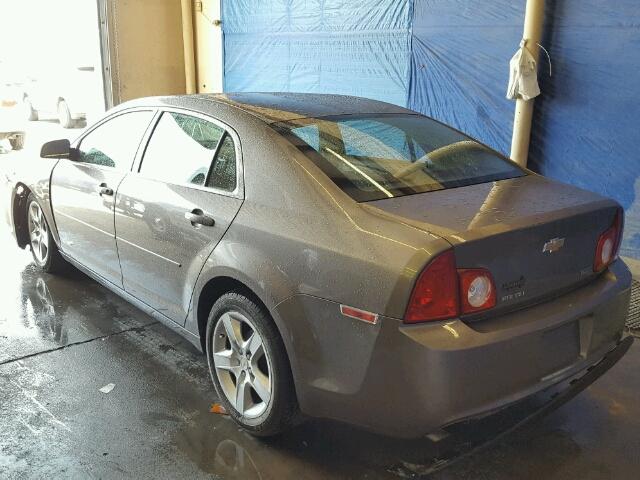 1G1ZA5EU8BF105178 - 2011 CHEVROLET MALIBU LS BROWN photo 3