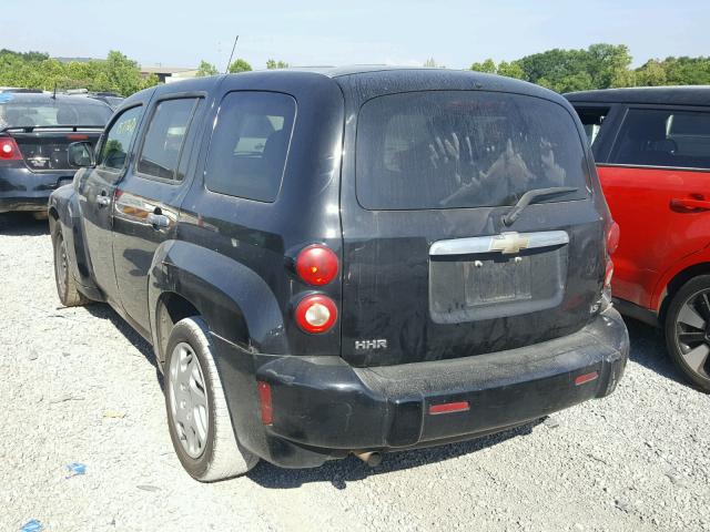 3GNDA13D36S508653 - 2006 CHEVROLET HHR LS BLACK photo 3