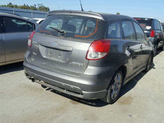 2T1KY38E04C272577 - 2004 TOYOTA COROLLA MA GRAY photo 4