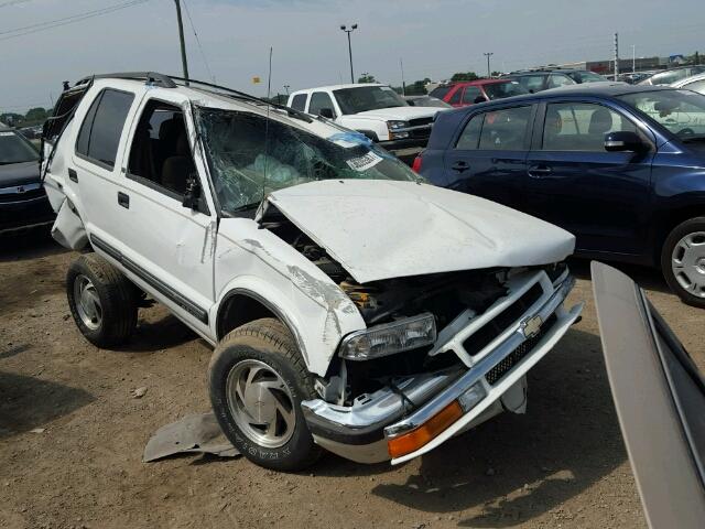 1GNDT13W8Y2258191 - 2000 CHEVROLET BLAZER WHITE photo 1