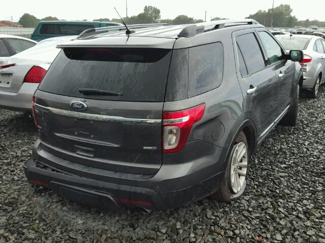 1FM5K8D86FGC50000 - 2015 FORD EXPLORER X BLACK photo 4