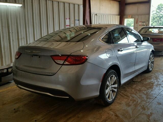 1C3CCCAB8GN133323 - 2016 CHRYSLER 200 LIMITE SILVER photo 4