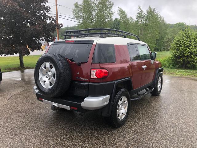 JTEBU11F18K040704 - 2008 TOYOTA FJ CRUISER MAROON photo 3