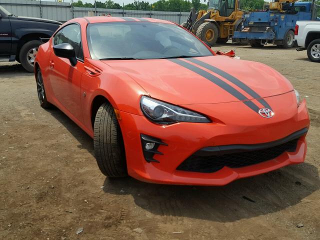 JF1ZNAA14H8707675 - 2017 TOYOTA 86 BASE ORANGE photo 1