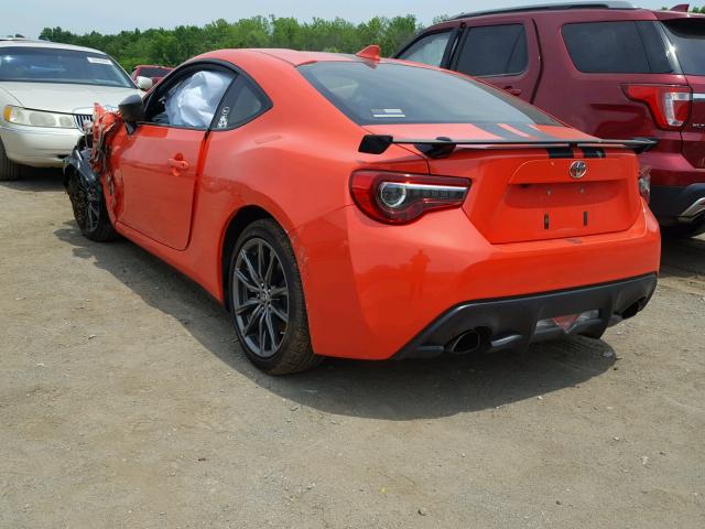 JF1ZNAA14H8707675 - 2017 TOYOTA 86 BASE ORANGE photo 3