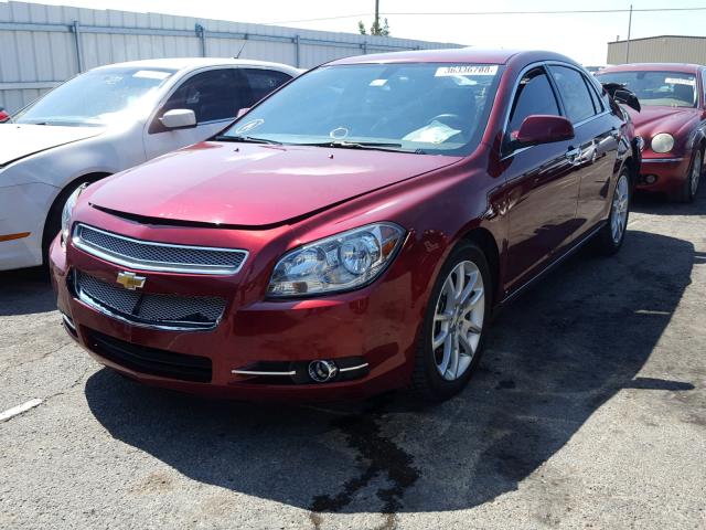1G1ZK57B29F162804 - 2009 CHEVROLET MALIBU LTZ ბურგუნდია ფოტო 2