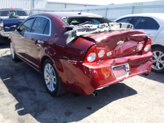 1G1ZK57B29F162804 - 2009 CHEVROLET MALIBU LTZ ბურგუნდია ფოტო 3