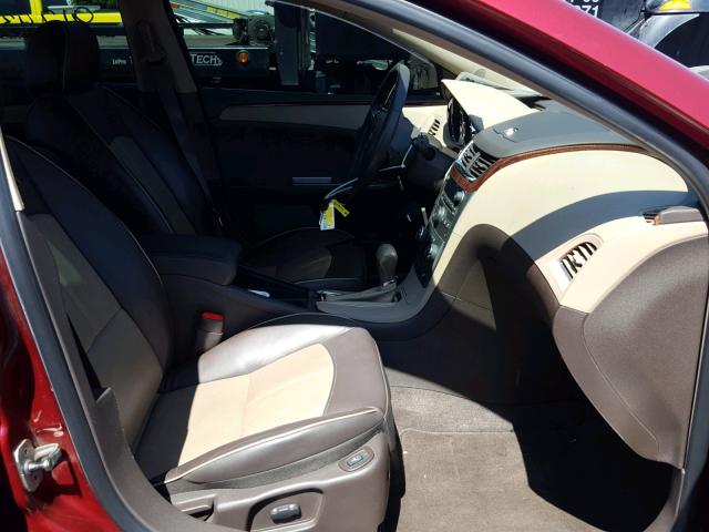 1G1ZK57B29F162804 - 2009 CHEVROLET MALIBU LTZ ბურგუნდია ფოტო 5