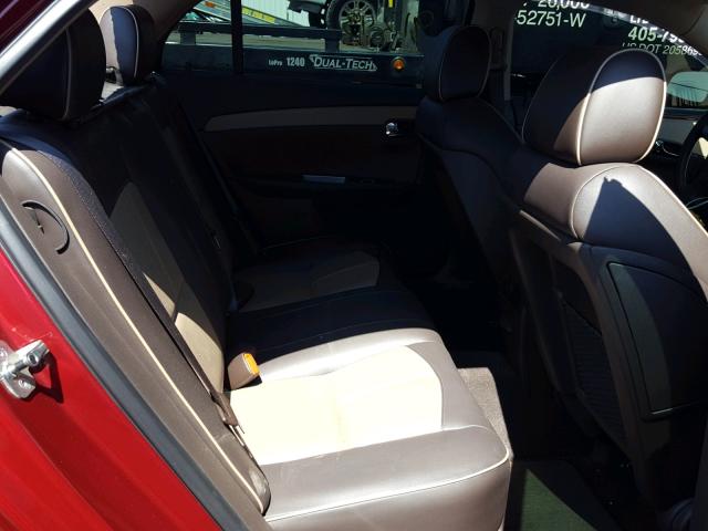 1G1ZK57B29F162804 - 2009 CHEVROLET MALIBU LTZ ბურგუნდია ფოტო 6