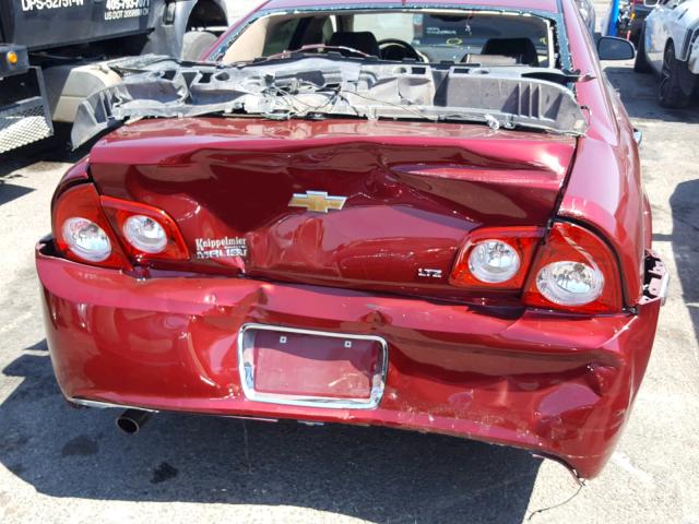 1G1ZK57B29F162804 - 2009 CHEVROLET MALIBU LTZ ბურგუნდია ფოტო 9