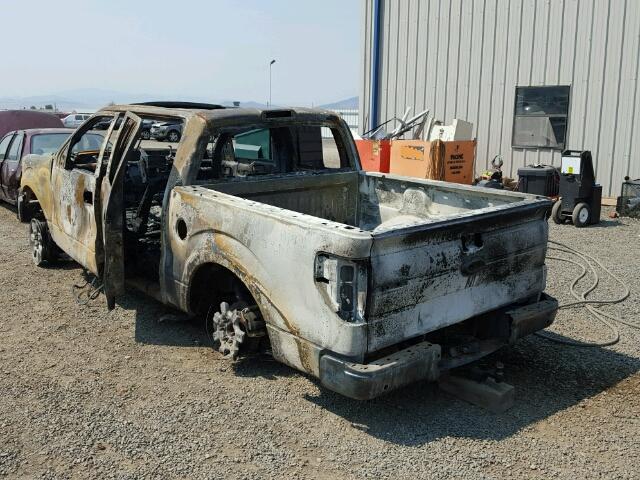 1FTFW1EF7DKF42895 - 2013 FORD F150 BURN photo 3