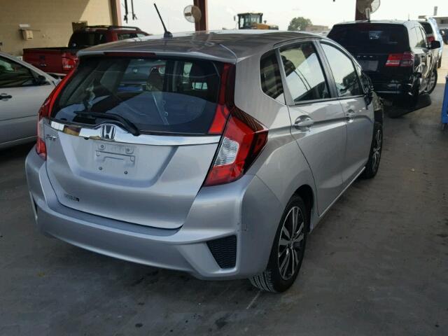 3HGGK5H82FM779568 - 2015 HONDA FIT EX SILVER photo 4