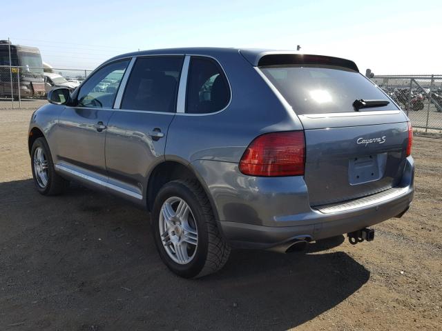 WP1AB29P15LA64594 - 2005 PORSCHE CAYENNE S GRAY photo 3