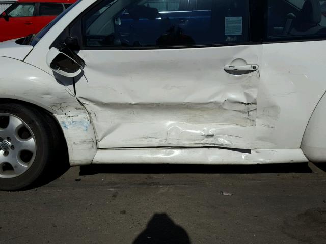 3VWBC21C2YM447665 - 2000 VOLKSWAGEN NEW BEETLE თეთრი ფოტო 9