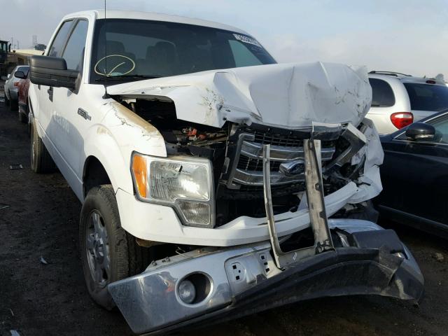 1FTEW1CM7EKE92109 - 2014 FORD F150 WHITE photo 1