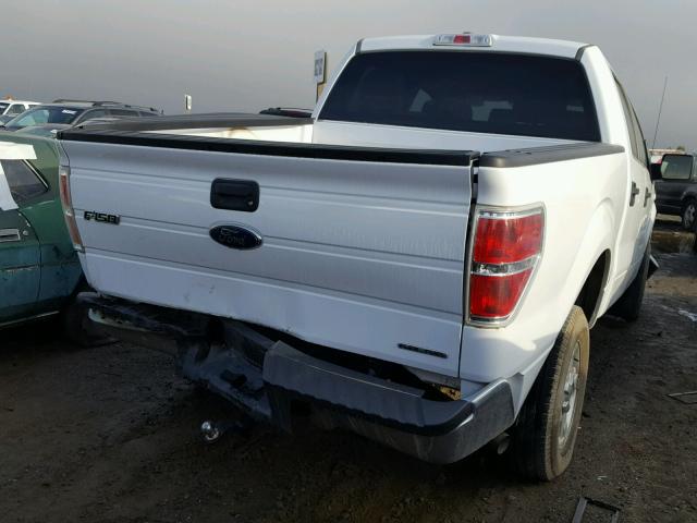 1FTEW1CM7EKE92109 - 2014 FORD F150 WHITE photo 4