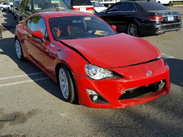 JF1ZNAA1XG9702943 - 2016 TOYOTA SCION FR-S RED photo 1