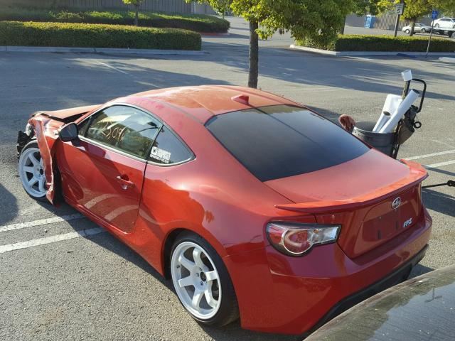 JF1ZNAA1XG9702943 - 2016 TOYOTA SCION FR-S RED photo 3