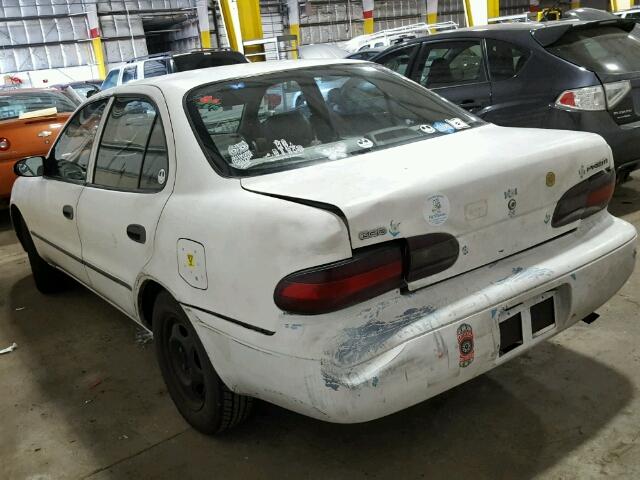 1Y1SK5260VZ450635 - 1997 GEO PRIZM BASE WHITE photo 3