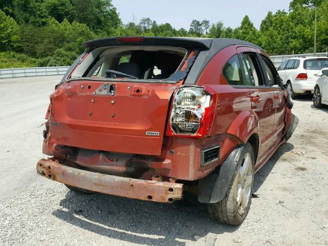 1B3HE78K57D600567 - 2007 DODGE CALIBER R/ ORANGE photo 4