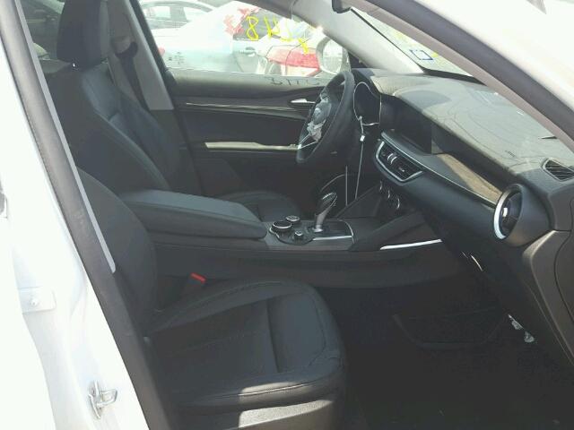 ZASFAKBN8J7B81876 - 2018 ALFA ROMEO STELVIO TI WHITE photo 5