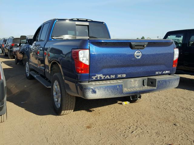 1N6BA1F43HN548737 - 2017 NISSAN TITAN XD S BLUE photo 3