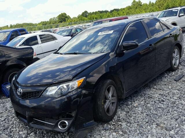 4T1BF1FKXEU855967 - 2014 TOYOTA CAMRY BLACK photo 2