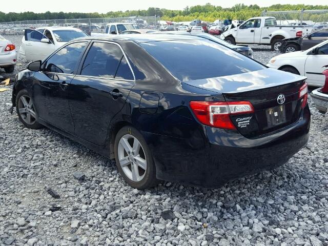 4T1BF1FKXEU855967 - 2014 TOYOTA CAMRY BLACK photo 3