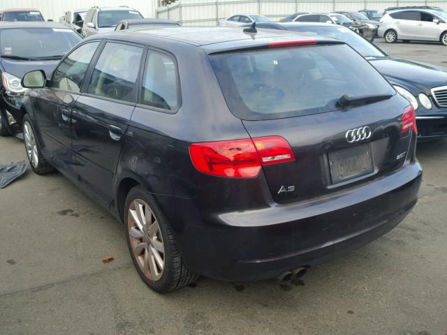 WAUHE78PX9A058751 - 2009 AUDI A3 2.0T GRAY photo 3