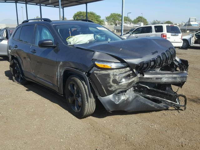 1C4PJLCB6JD556494 - 2018 JEEP CHEROKEE L GRAY photo 1