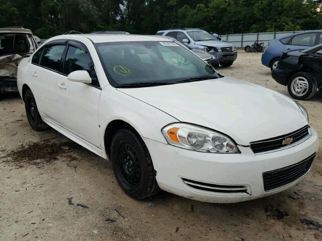 2G1WS57M591209464 - 2009 CHEVROLET IMPALA POL WHITE photo 1