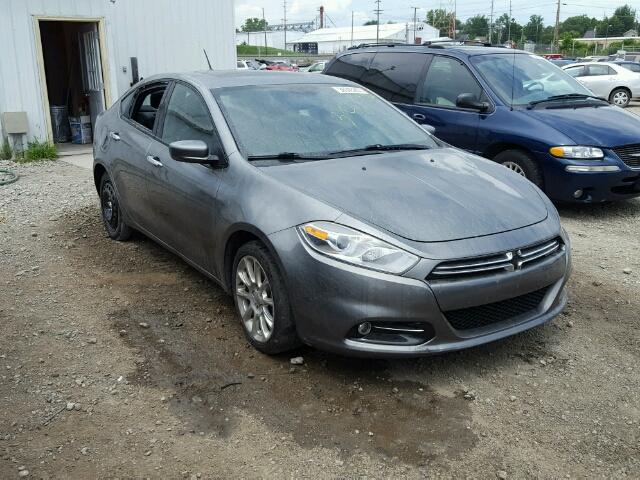 1C3CDFCH1DD316693 - 2013 DODGE DART LIMIT GRAY photo 1