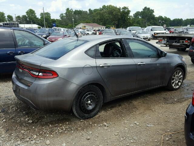 1C3CDFCH1DD316693 - 2013 DODGE DART LIMIT GRAY photo 9