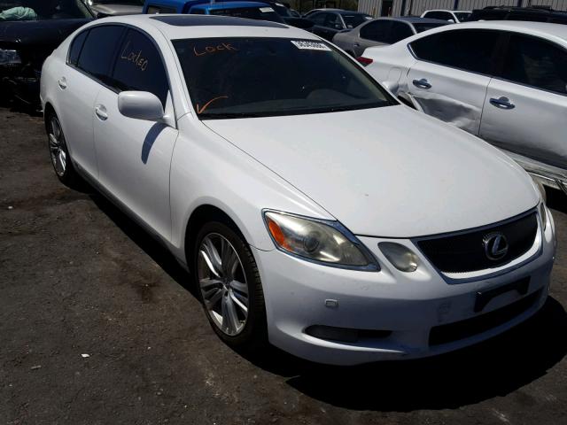 JTHBC96S075008382 - 2007 LEXUS GS 450H WHITE photo 1