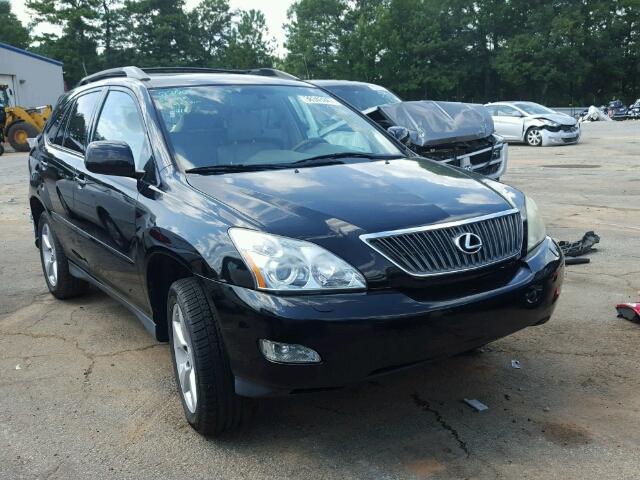 2T2GK31U17C016280 - 2007 LEXUS RX 350 BLACK photo 1