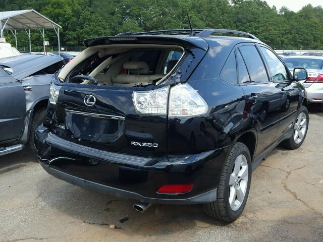 2T2GK31U17C016280 - 2007 LEXUS RX 350 BLACK photo 4