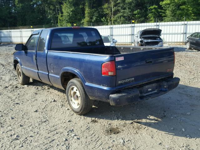 1GTCS1951YK291541 - 2000 GMC SONOMA BLUE photo 3