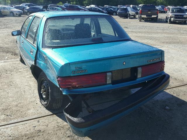 1G1LD5542RY240846 - 1994 CHEVROLET CORSICA TEAL photo 3