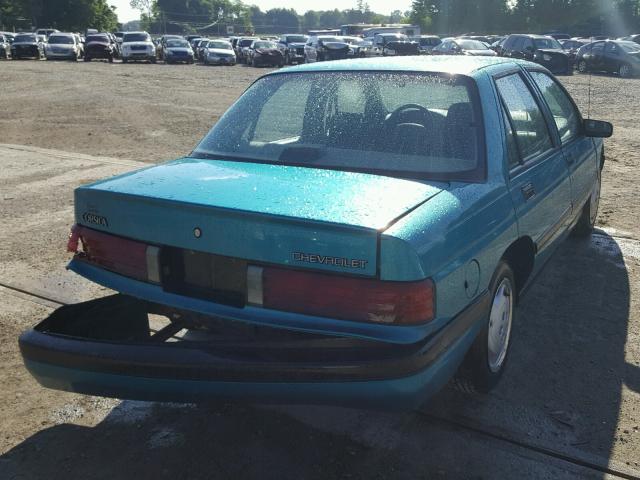 1G1LD5542RY240846 - 1994 CHEVROLET CORSICA TEAL photo 4