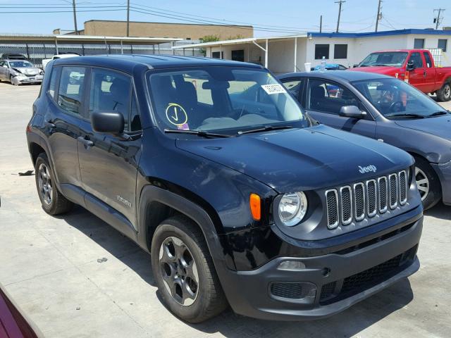 ZACCJAAT6FPB24060 - 2015 JEEP RENEGADE S BLACK photo 1