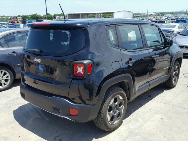 ZACCJAAT6FPB24060 - 2015 JEEP RENEGADE S BLACK photo 4