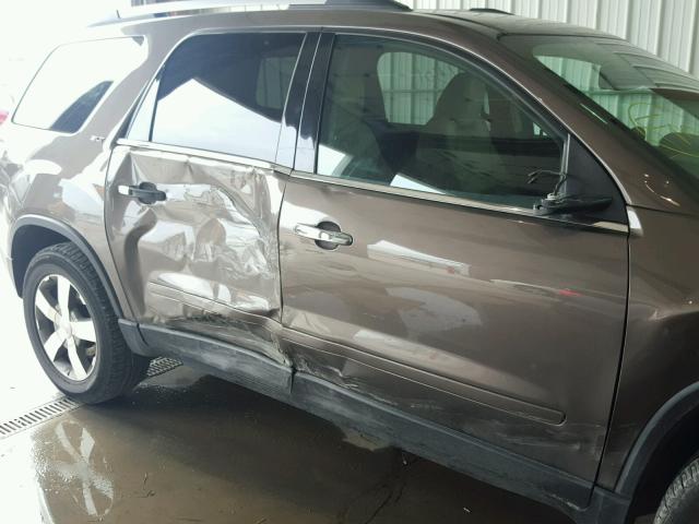 1GKKVRED1BJ351995 - 2011 GMC ACADIA SLT ყავისფერი ფოტო 9