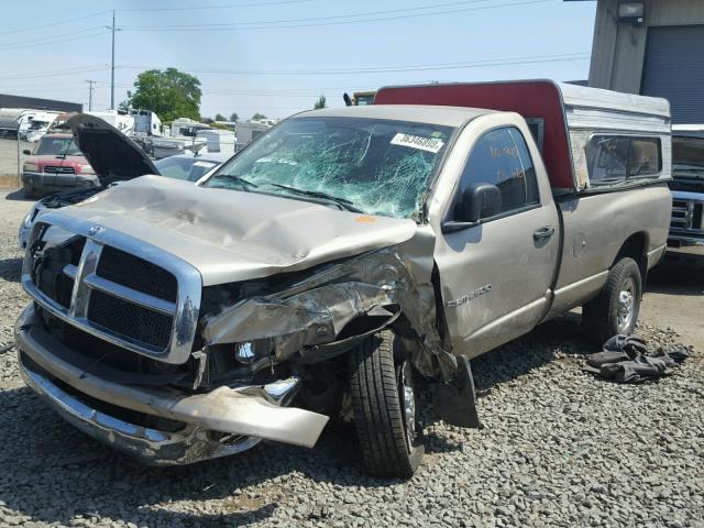 3D7KU26C94G204510 - 2004 DODGE RAM 2500 S TAN photo 2