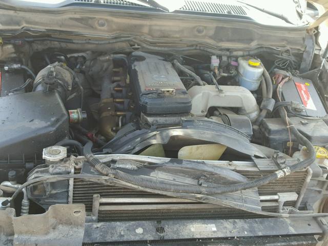 3D7KU26C94G204510 - 2004 DODGE RAM 2500 S TAN photo 7