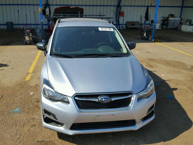 JF1GPAA60G8273024 - 2016 SUBARU IMPREZA SILVER photo 9