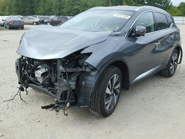 5N1AZ2MH4FN261497 - 2015 NISSAN MURANO S/S GRAY photo 2