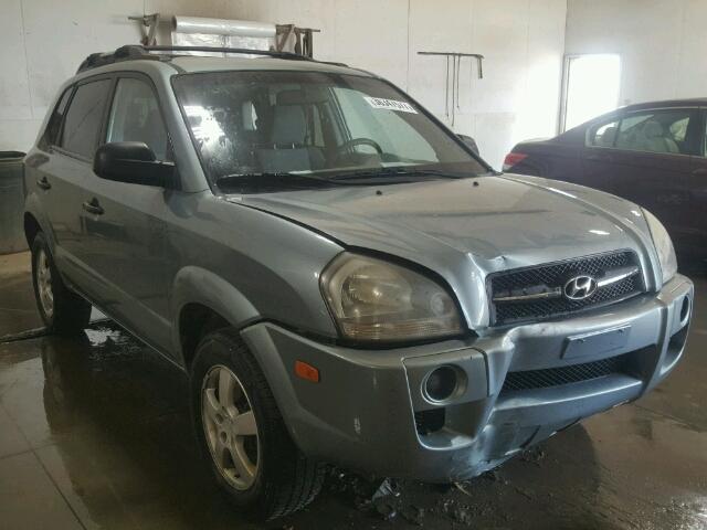 KM8JM12B06U435966 - 2006 HYUNDAI TUCSON GL BLUE photo 1