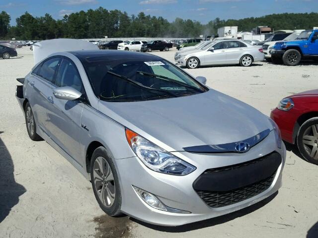 KMHEC4A46EA116094 - 2014 HYUNDAI SONATA HYB SILVER photo 1