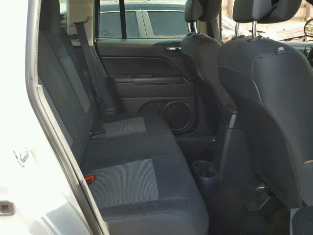 1C4NJCBA0DD272802 - 2013 JEEP COMPASS SP SILVER photo 6
